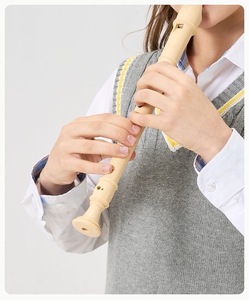 Flûte à <span class=keywords><strong>bec</strong></span> soprano allemande <span class=keywords><strong>6</strong></span> et 8 <span class=keywords><strong>trous</strong></span> pour enfants, instrument d'entrée de gamme pour débutants en ABS - Product Image 2