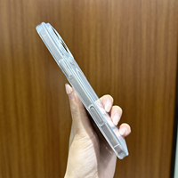 Coque transparente pour iPhone 17 Pro Max, étui magnétique transparent en TPU PC antichoc et anti-jaunissement, vente en gros de coques de téléphone