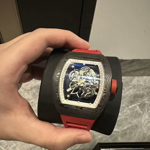 Montre mécanique de luxe de haute qualité avec boîtier en fibre de carbone, style affaires et loisirs, tendance mode, automatique et lumineuse - Product Image 4