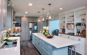 Armadi da <span class=keywords><strong>cucina</strong></span> in stile Shaker <span class=keywords><strong>con</strong></span> Set a isola resistente pittura armadi finiti su misura dimensioni e colori armadi da <span class=keywords><strong>cucina</strong></span> - Product Image 3