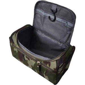 Bolsa de maquillaje grande, bolsa portátil para kit de afeitado, cielo estrellado abstracto azul, bolsa de aseo para viajes, gimnasio, camping - Product Image 1