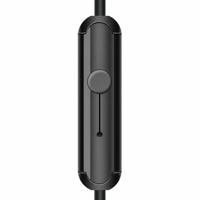 Écouteurs filaires noirs 3,5 mm 4 pôles sans réduction de bruit, non étanches, avec micro, transducteur en cuivre de 10 mm, conception angulaire
