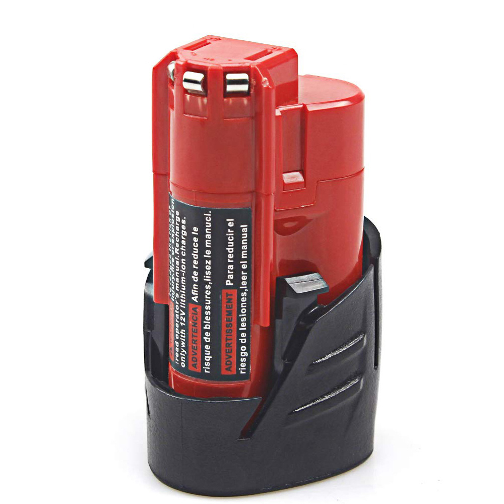 Waitley 12V 2.5Ah Rechargeable Battery for Milwaukee M12 XC Cordless Tools 2500mAh 12 v Power Tool batteries 48-11-2401 MIL-12A