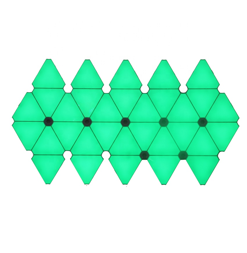 Banqcn üçgen akıllı RGB LED dekorasyon ışıklandırma ekleme 9 adet üçgen Panel AYDINLATMA oturma odası