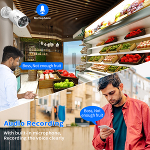 4MP H.265 Smart Face Detection Night Vision With Audio Outdoors <b>Security</b> Cctv <b>Camera</b> System Surveillance POE <b>IP</b> NVR Kit PK-8HB61 - Product Image 3
