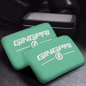 <span class=keywords><strong>Protector</strong></span> de nudillos de gel GINGPAI para combate y kickboxing, de nailon, para entrenamiento de artes marciales, <span class=keywords><strong>boxeo</strong></span>, MMA, Muay Thai, entrenamiento en club o salón. - Product Image 3