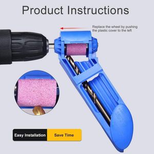 Dụng cụ mài mũi khoan kim cương cầm tay Dụng cụ mài mũi khoan sắt (2-12.5mm) - Product Image 3