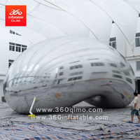 Ballons gonflables géants personnalisés 360° effet miroir, métalliques, imperméables, durables, avec souffleur, brillants, décoratifs, publicitaires