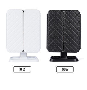 신형 LED 화장 도구 데스크탑 조명 거울 휴대용 화장대 거울 선물 여성용 - Product Image 6