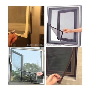 <span class=keywords><strong>Pantalla</strong></span> de malla de mosquitera de ventana magnética ajustable Kit de mosquitera de bricolaje fácil - Product Image 2