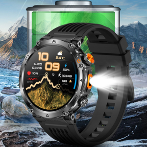Reloj Inteligente Deportivo HKSF HT42 con GPS, Batería de 850 mAh, Posicionamiento GPS, IP68, Linterna, Brújula, Altímetro, Barómetro - Product Image 1