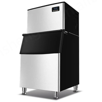 Machine commerciale Split-Type Capacité de production quotidienne 250/300kg pour les magasins de thé au lait Restaurants Hôtels Cube Moteur