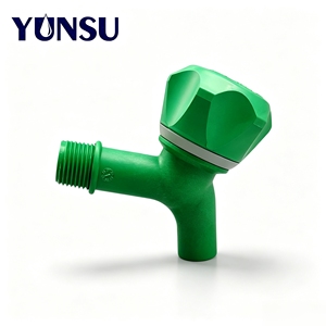 Robinet à diaphragme vert DN15 à haut débit en plastique PP pour l'irrigation et l'arrosage des jardins - Product Image 1