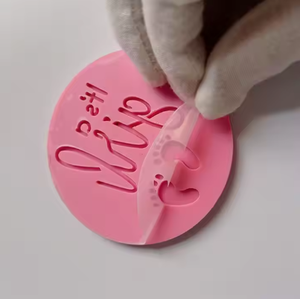 Outils <span class=keywords><strong>de</strong></span> boulangerie anniversaire mariage EID Mubarak acrylique Fondant moule Embosser Cookie chocolat timbre outils <span class=keywords><strong>de</strong></span> décoration <span class=keywords><strong>mots</strong></span> anglais - Product Image 3