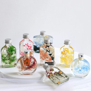 Vente en gros de parfum de maison parfum naturel <span class=keywords><strong>bouteille</strong></span> en verre conservée herbier <span class=keywords><strong>bouteille</strong></span> en verre pour décoration florale - Product Image 3