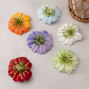 Fleurs artificielles en soie style français, en fil de fer, faits main, fabriquées en Chine, TXL-766, fournitures pour emballage floral, décoration de salle de mariage - Product Image 3