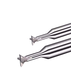 Fresa de Carburo Sólido de 4 Filos para Aluminio, Ángulo de Inclinación Negativo, Núcleo Grande, Herramienta de Biselado para Fresadora CNC - Product Image 2