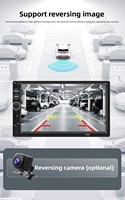 Reproductor de DVD para Auto, Pantalla de Consola Central de 7 Pulgadas, Reproductor MP5 para Auto, CarPlay Inalámbrico, Pantalla Táctil Capacitiva TN, Pantalla MP5 para Auto
