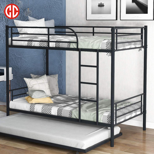 Cama Triple Multifuncional con Estructura Metálica y Tercera Cama Extraíble - Product Image 4