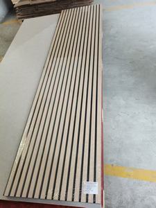 แผ่นอะคูสติกไม้แบบยุโรป กันเสียง สำหรับตกแต่งผนังภายในสำนักงาน - Product Image 6