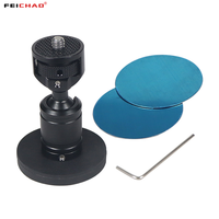 Support de fixation magnétique à ventouse avec adaptateur de vis 1/4 pour trépied et rotule pour caméras d'action GoPro, Insta360 et DJI OSMO 360