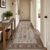 Area Rug Loop Pile Carpet Dirt Resistant Anti-slip Persian Floor Mat Entrance Corridors Runner Hotel Homedecor Retro Custom Rugs