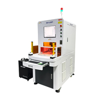 Machine de marquage laser multi-stations automatique avec plateau tournant rotatif pour numéro texte date code QR marque de code à barres