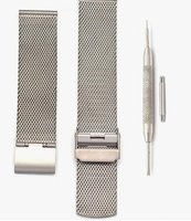 Bracelet de montre en acier titane de 20 mm, boucle déployante en maille, bracelet de montre pour 007 pour hommes