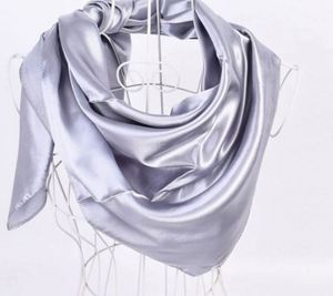 Nuevo Pañuelo Largo de Poliéster de Color Sólido para Otoño, Venta al por Mayor, Hijab para Mujer - Product Image 4