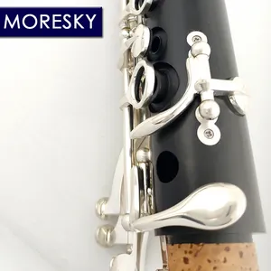 MORESKY Clarinette en ébène plaqué argent 17 clés Bb Sib M63 - Product Image 3