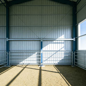 Establos para Ganado de Diseño Moderno, Estructura de Acero, Materiales de Construcción Metálicos para Granjas - Product Image 3