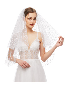 Bán buôn 80cm Hàn Quốc-phong Cách đổ xô vòng trung tâm <span class=keywords><strong>Net</strong></span> sợi Sen Kim Loại Tóc Lược mã hóa Mạng Che Mặt cô dâu - Product Image 2