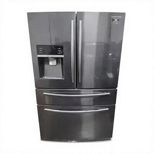 Réfrigérateur électrique à dégivrage automatique, 4 portes, 28 pieds cubes, en acier inoxydable, avec écran tactile et contrôle par application, NOUVEAU, MEILLEURE VENTE - Product Image 1
