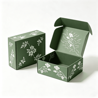 Boîte d'expédition en carton ondulé personnalisée avec logo imprimé en quadrichromie pour les coffrets cadeaux et l'emballage de produits écologiques pour la vente au détail