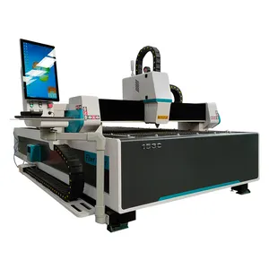 Máquina de corte a laser da fibra do cnc, baixo ruído para a área de corte 6000*200mm da fibra do ipg alemanha 3015