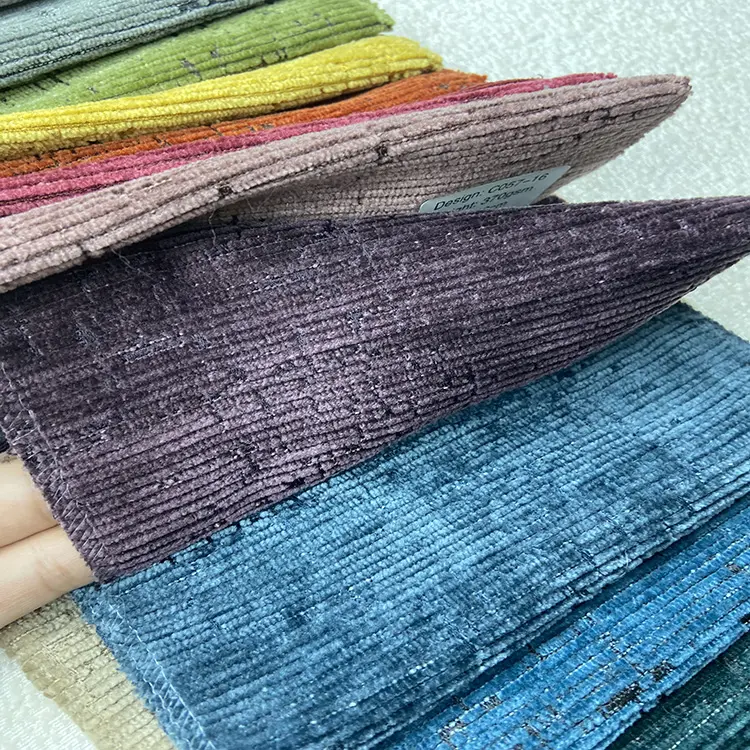 Nouvelle arrivée chenille canapé tissu chine maison textile décoration tissu pour meubles canapé tissu