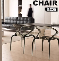 Chaise de salle à manger en plexiglas moderne, transparente et colorée, personnalisable, nouvelle arrivée de l'entreprise Yageli pour l'ameublement de la maison
