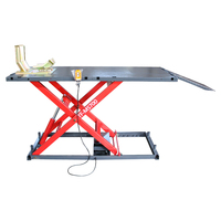 Plateforme élévatrice électrique à ciseaux de 700 kg pour motos et VTT - Pont élévateur hydraulique avec télécommande filaire