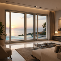 Ventana Corredera de Aluminio Premium LuxFrame con Rotura de Puente Térmico, Doble Acristalamiento, Insonorizada, Vidrio Grande