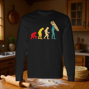 T-shirt a maniche lunghe Evolution Flatbread Norwegian Cuisine Lefse - Product Image 3