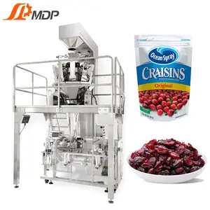 MD Factory Automatic Weighing Seeds Granule Sugar Food Fill Packaging Machine Premade Zipper Stand Bag Granule Packing Machine