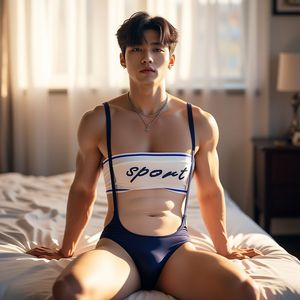 Sexy sporty men's lingerie, lightweight and breathable suspender bodysuit, perfect for couples' flirting, and also suitable for - Product Image 2