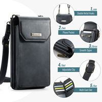 Volledige bescherming PU lederen crossbody portemonnee telefoonhoes streetwear voor iPhone Huawei Google Samsung Xiaomi telefoons