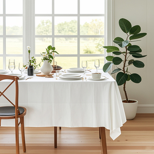 Mantel De Poliéster Impermeable Con Estampado De Rosas - Redondo O Rectangular, Ideal Para Comedor Y Fiestas