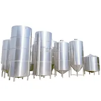 8000L 80HL स्वत: स्टेनलेस स्टील भाप हीटिंग 6 पोत बियर विनिर्माण संयंत्र बीयर और शराब बनाने के उपकरण
