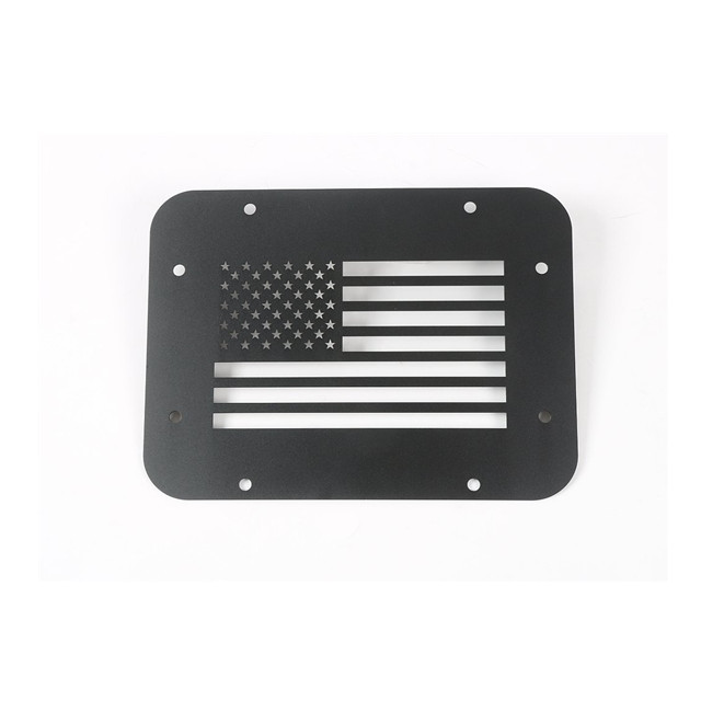 Hot Koop Achter Deur Aluminium Achterklep Kentekenplaat Cover Fit Voor Jeep Wrangler Jk/Jku Accessoires