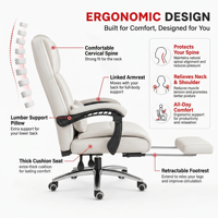 Chaises de direction modernes de luxe en cuir PU réglables en hauteur avec table de conférence pour bureau d'entreprise