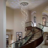 Lustre moderne en forme de papillon, long et suspendu, pour la décoration d'éclairage de restaurant, hôtel, villa, escalier, LED personnalisé