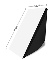 Kit d'éclairage de studio avec deux softbox, lampe LED à 3 températures de couleur, éclairage photo continu 50x70 pour la prise de vue vidéo