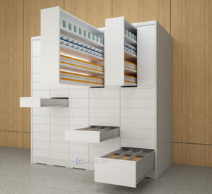 Cajón de almacenamiento de <span class=keywords><strong>lentes</strong></span> de tienda óptica moderna, estante médico de exhibición de farmacia, diseño de tienda - Product Image 3